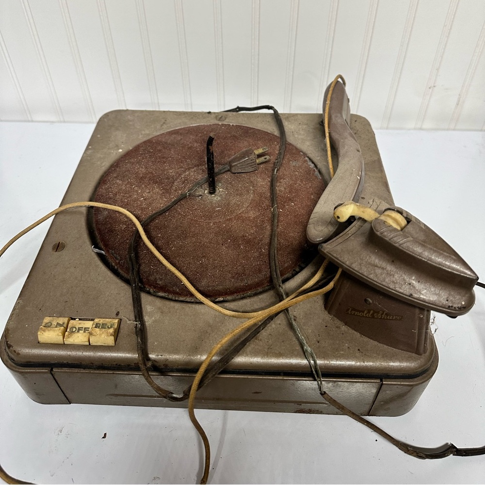 Antique Record Player Arnold Shure National Acoustic Products